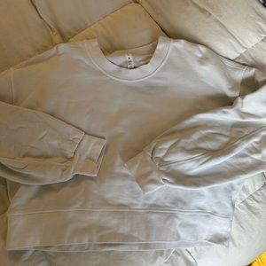 lululemon Perfectly Oversized Cropped Crew French Terry - Size 10